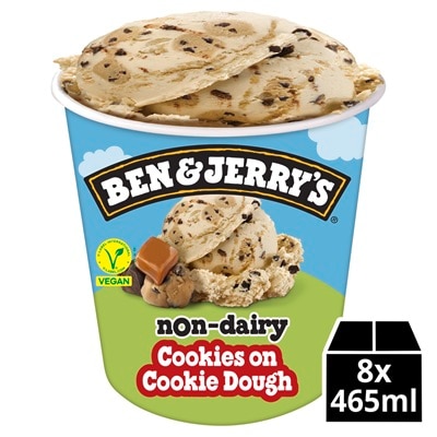 B&J Cookies on Cookie Dough Non Dairy 465ml